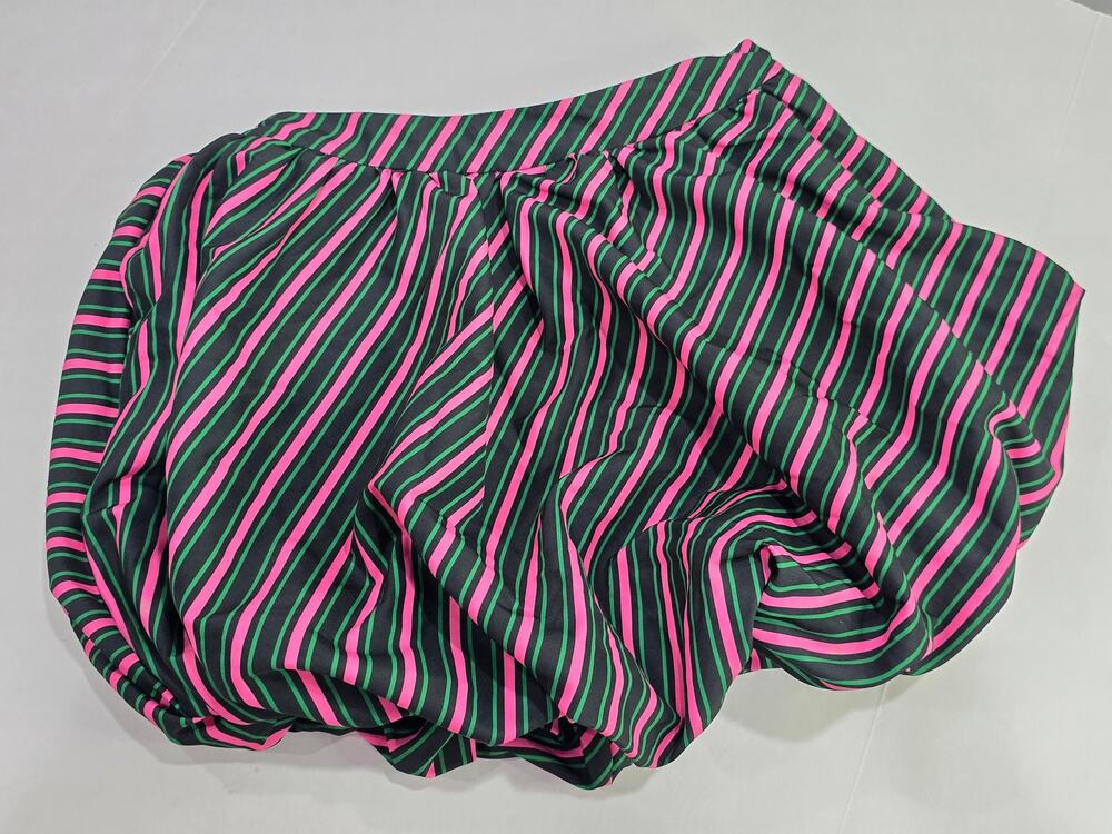 Wicked Paul Tazewell Collection Striped Skirt XS Black Pink Green Universal